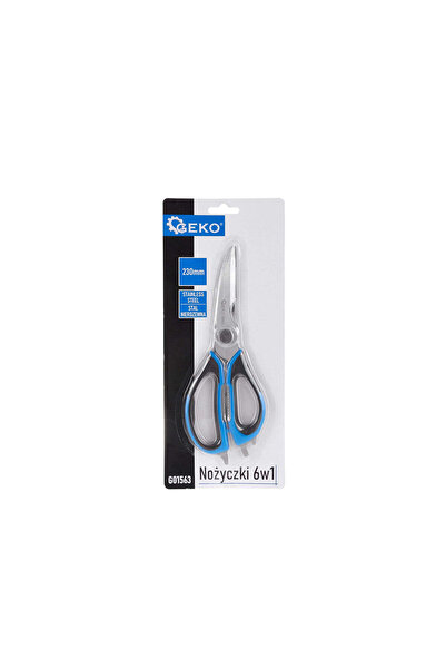 GEKO 6-in-1 Multifunctional Scissors, 230 mm, G01563