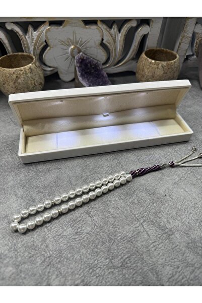 Jewel سبحة لؤلؤية مع صندوق مضيء خاص