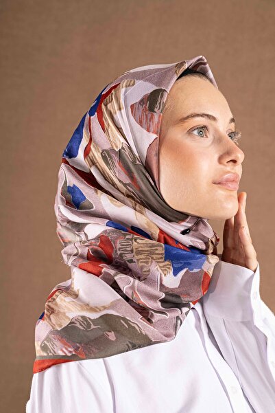Akel Decode Scarf Floral Pattern