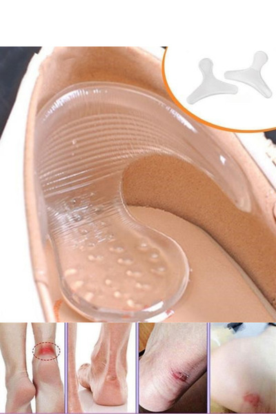 Saltos Ayakkabı İçi Arkası Vurmalarına Karşı Silikon Topuk Koruyucu 1 Çift Ağrı Vurma Önleyici (SAĞ,SOL)