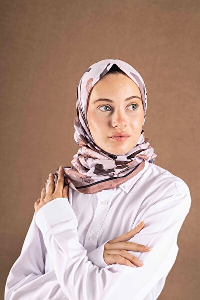 Akel Decode Scarf Floral Pattern