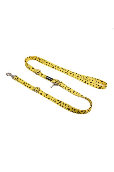 PATİMİO Yellow Boom Hands-Free Eller Serbest Gezdirme Kayışı Tasması