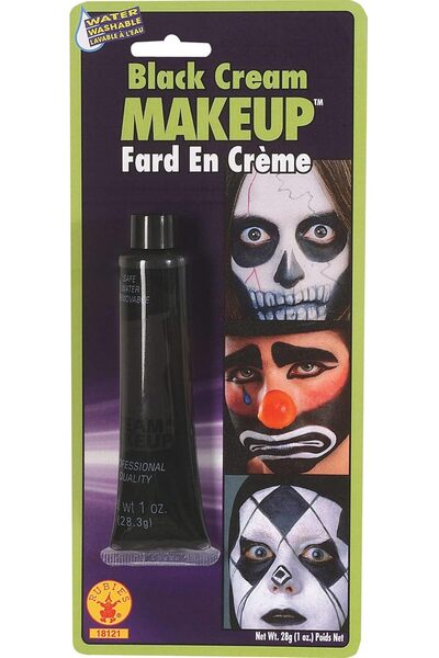 Rubies Black Cream Makeup, 0.7oz