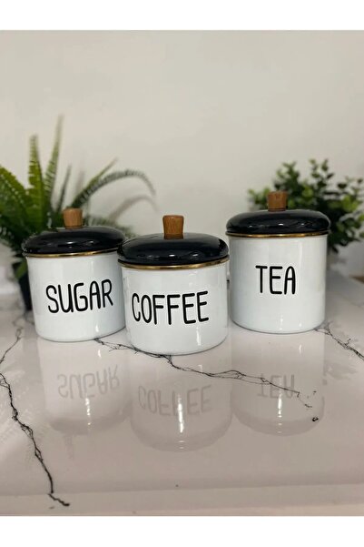 Molino COFFEE&TEA&SUGAR Emaye Baharatlık Takımı