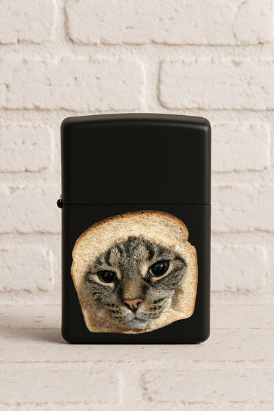 Cekuonline UV Baskılı Desenli Metal Benzinli Siyah Çakmak Cep Çakmağı - Tost ...