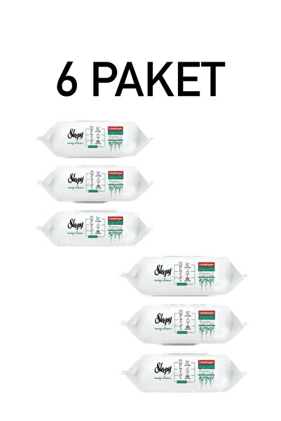 Sleepy Beyaz Sabun Katkılı 600 adet Yüzey Temizlik Havlusu