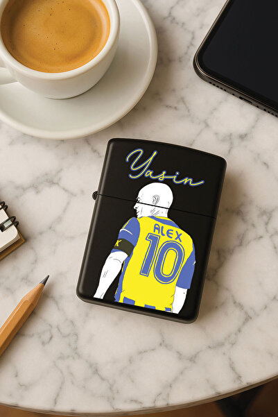 Cekuonline Kişiye Özel İsim Yazılı Fontlu Baskılı Benzinli Çakmak Özel Tasarı...