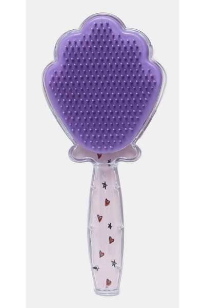 Home Girl's Shell Colorful Comb with Sequins and Beads