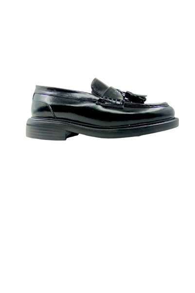 Oneka Shoes Men's Casual Loafer with Tassels Black Opening 420525Bv1739