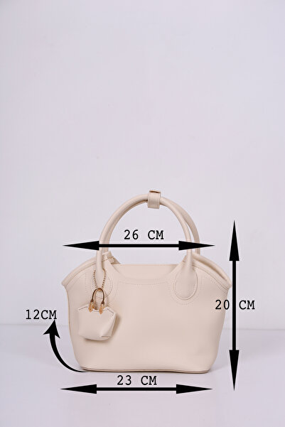 change time حقيبة مكياج ذات سطح ناعم، حقيبة كتف، حقيبة كروس عرض: 25 سم الطول: 20 سم القاع: 10.5 سم