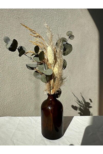 Mabeya باقة زهور في وعاء زجاجي، ديكور منزلي بوهيمي، تقديم القهوة، زهرة على شك...