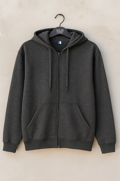 nacar çarşı Hanorac unisex, afumat, cu 2 fire, din bumbac pieptănat compact, ...