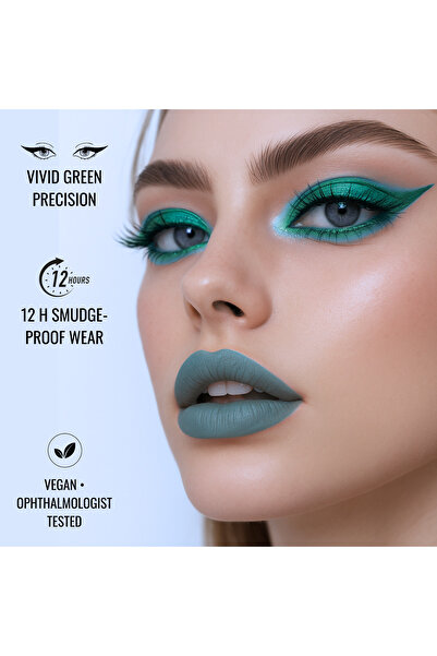 global fashion Waterproof Gel Eyeliner Pen – 0.2 mm Precision Tip, Smudge-Proof, 12H Long-Lasting Wear, Retractable