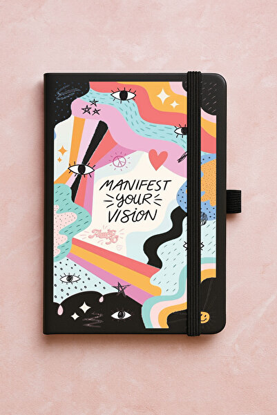 Cekuonline Promotional Undated Premium Thermo Notebook Patterned 192 Sheets - Manifest