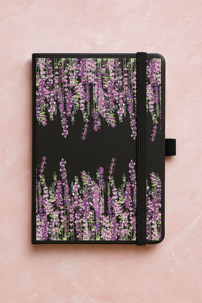 Cekuonline دفتر ملاحظات حراري فاخر غير مؤرخ للترويج، 192 ورقة - لون اللافندر