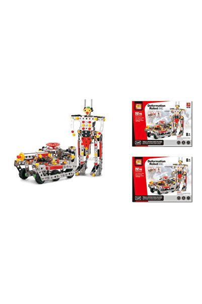 NN Set de asamblare metalic robot, 229 piese, multicolor