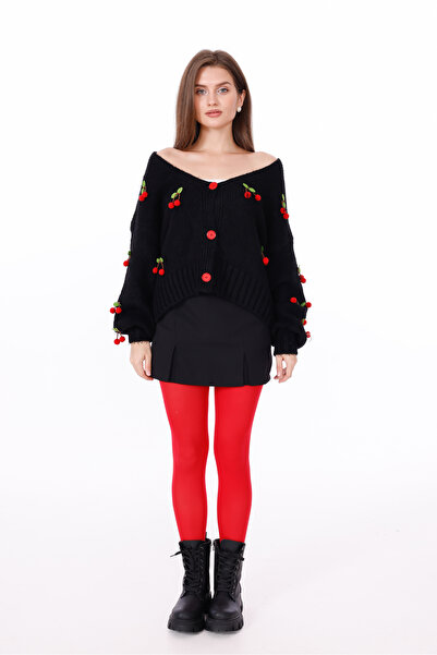 Hakimoda Cherry Detail Cardigan