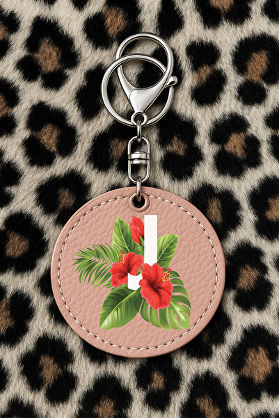 Cekuonline Collectible Leather Keychain with Humorous Print and Hook Powderpi...