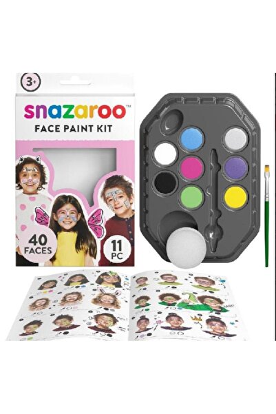 Snazaroo مجموعة طلاء الوجه والجسم للبنات