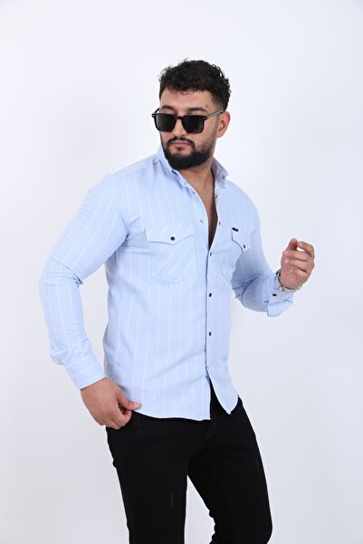 Blue Ant Denim Striped Shirt