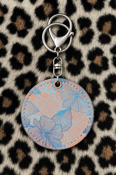 Cekuonline Collectible Leather Keychain with Humorous Print and Hook Powderpi...