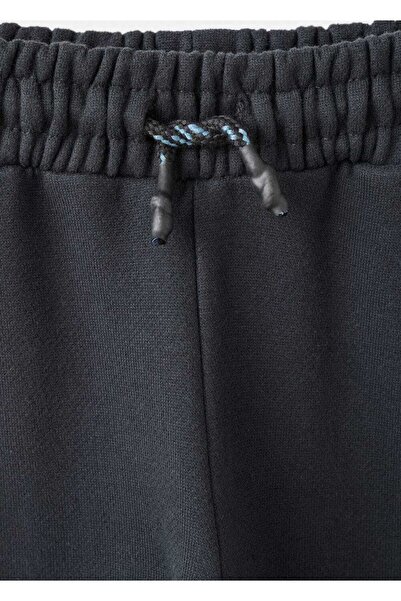MANGO Kids İpli pamuklu jogger pantolon