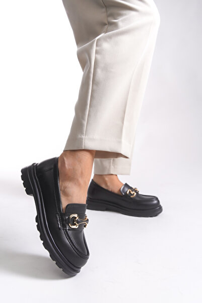 Riccon Kadın Loafer 0012551 Siyah