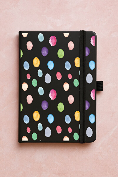 Cekuonline Promotional Undated Premium Thermo Notebook Patterned 192 Sheets - Color Ellipse
