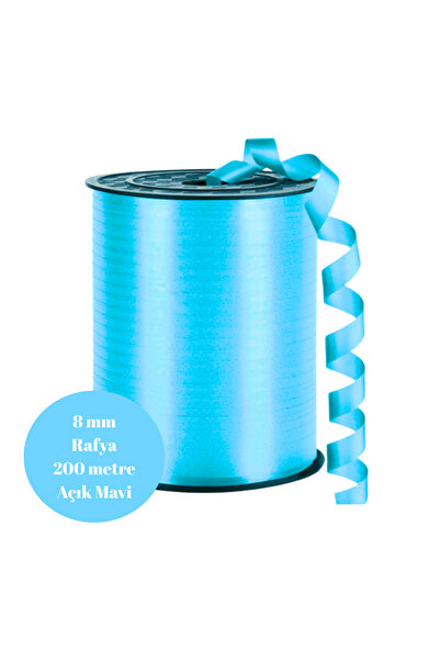 BatıDoğu Рафія 8 мм 200 метрів Світло-синя
