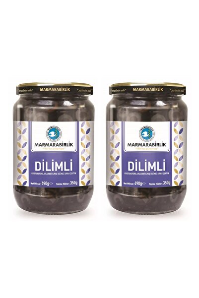 MarmaraBirlik Dilimli Siyah Zeytin 350 gr x 2 Adet
