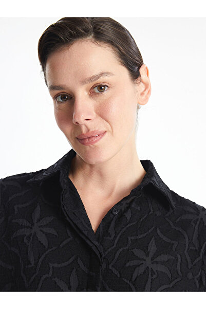 LC Waikiki Black Patterned Women's Shirt