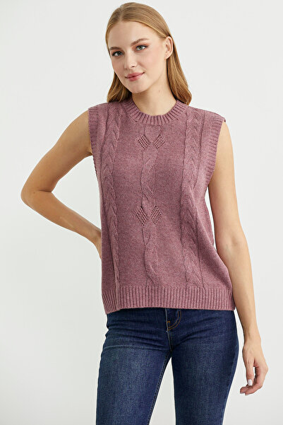 Sementa Casual Wool Knit Sweater - Rose
