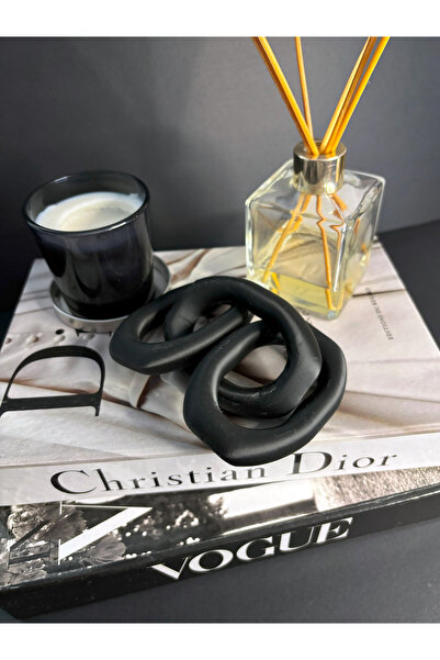 Gragold3Design Dekoratif Zincir Obje – Şık Masa & Raf Süs Aksesuarı