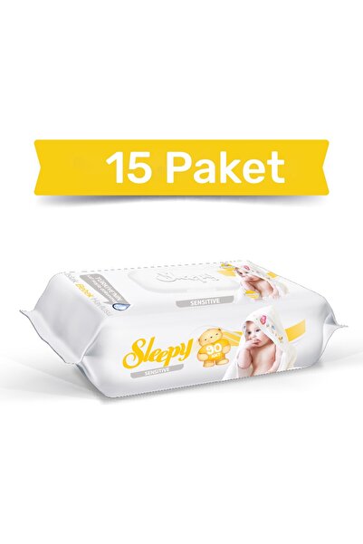 Sleepy Sensitive Islak Havlu 15X90 Lı 1350 Yaprak