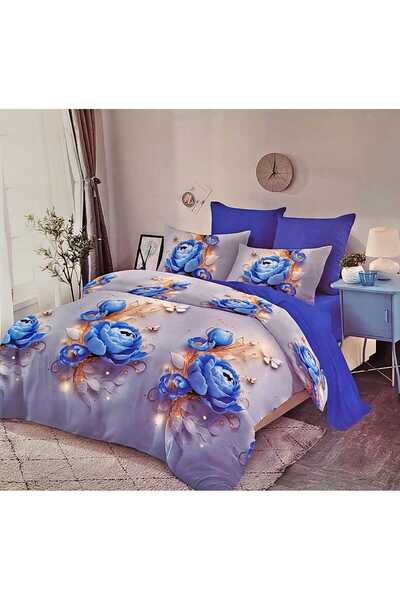 Casa Pucioasa Finet bed linen for 1 person, 4 pieces, 160x210 cm, with 2 pillowcases 55x75 cm