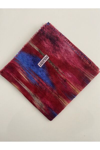 poloist Painted Pattern Cheesecloth Writing