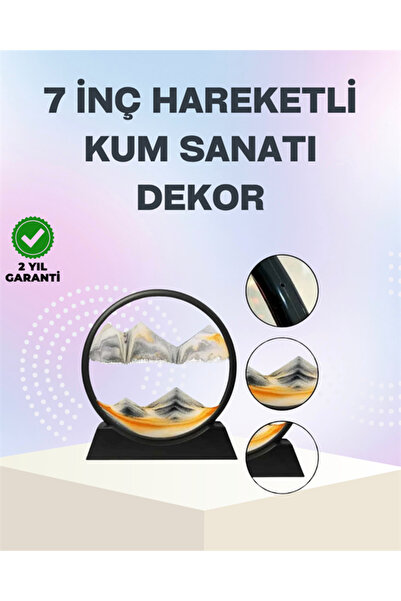 Kanonik Education مناظر رملية مفتوحة العقل - لوحة رملية ديناميكية ثلاثية الأبعاد، ديكور، مهدئ متجدد كلما تغير