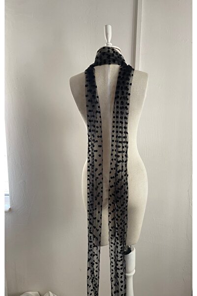 Nurcanilirboutique Pelerin tarzı uzun kuyruklu fular (2 metre civarı)