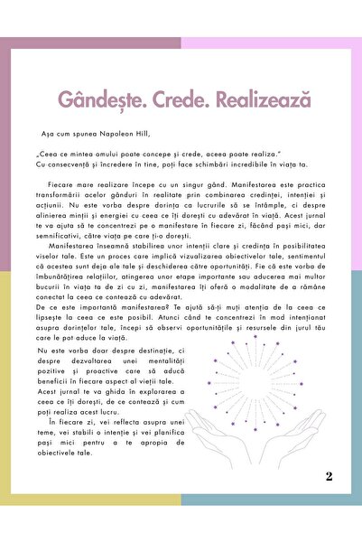 Cotomag Daily Manifestation Journal - Transform Your Thoughts Into Reality / Personal Development