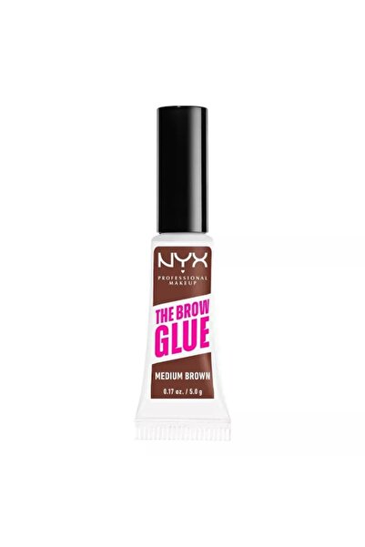 NY NYX The Brow Glow Mascara - Medium Brown