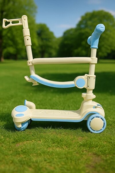 ATLT 1-6 YAŞ MÜZİKLİ IŞIKLI SCOOTER 3 TEKERLEKLİ KATLANABİLİR AYARLANBİLİR KAYKAY FONKSİYONLU