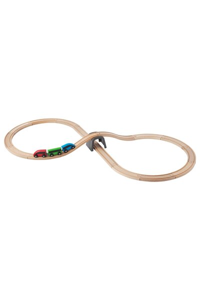 IKEA LILLABO 20-piece basic train set, multicolour
