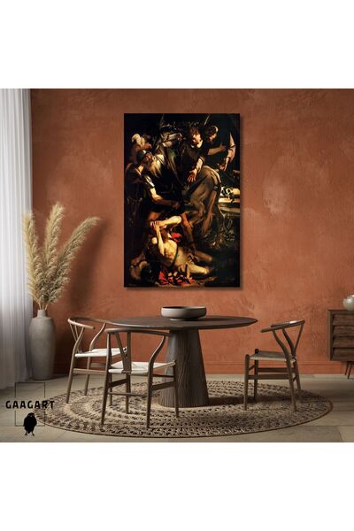 GAAGART Tekli Dikey Kanvas Caravaggio Aziz Paul'un Dönüşümü