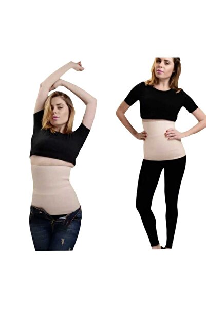 Fstyle Postpartum Cotton Corset for Tummy Tuck and Back Support
