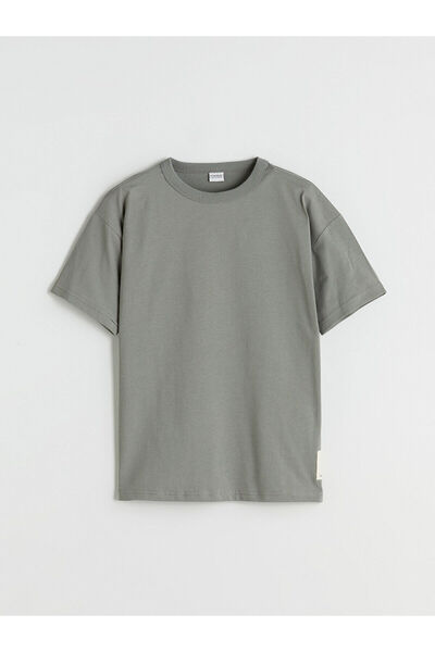 LC Waikiki Khaki Crew Neck Boys' T-Shirt