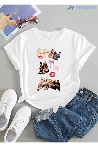 barsdepo Tricou cu imprimeu Manifest, tricou negru oversize unisex pentru cop...