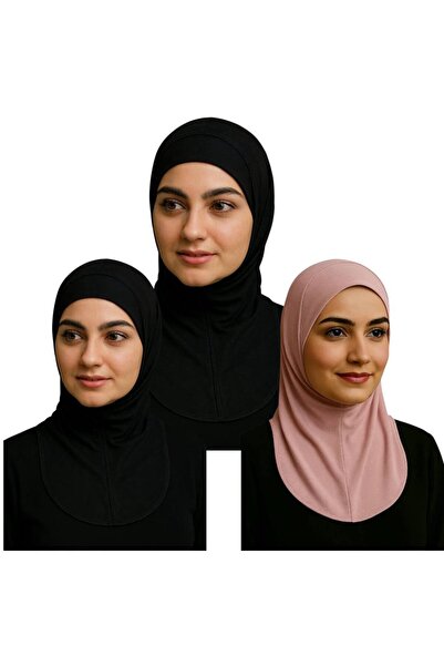 ALDAYER 3 bucăți Ninja Bone șapcă sport din lycra cu guler