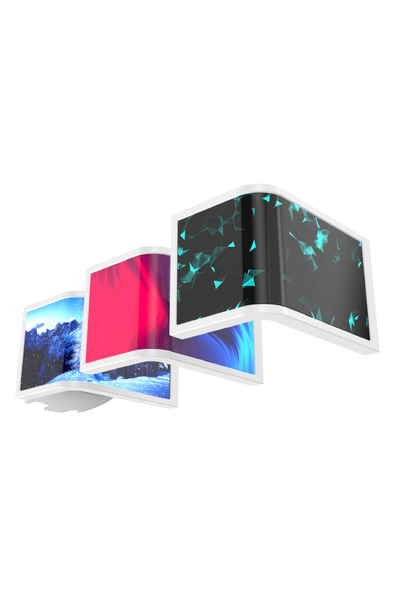SPEARPC TRYOFLOWX360 CURVE Liquid Cooler 360mm (Curve 6.8'' 2k@60hz PROGRAMMABLE SCREEN) White Color