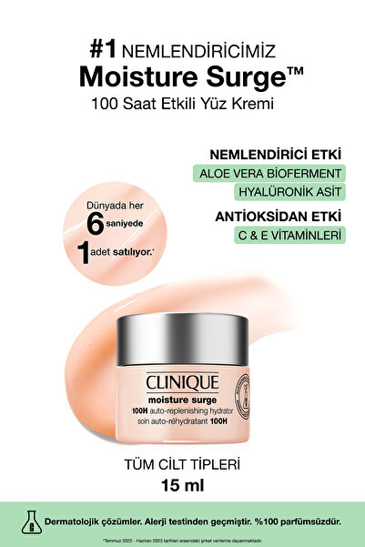Clinique Moisture Surge™ Kuru ve Karma Ciltler İçin 100 Saat Etkili Nemlendir...