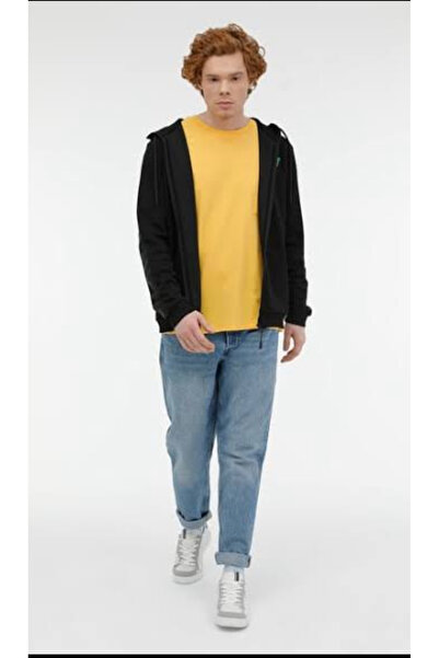 Lotto Alfonso Full Zip Hoodie 2 Black Men's Sweatshirt